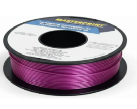 PLA Silk Fuchsia 1.75mm 1kg Alta Resist�ncia Bom Acabamento Masterprint Filamento 3d