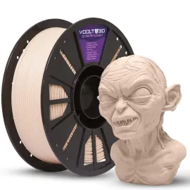 Filamento PLA Bege Caucasiano Velvet High Speed Premium - 1Kg