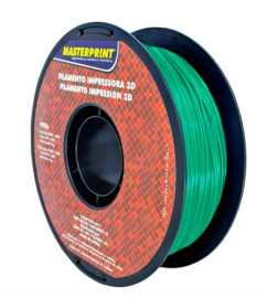 Petg Verde Claro 1.75mm 1kg Alta Resist�ncia Bom Acabamento Masterprint Filamento 3d