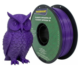 PLA ROXO 1.75mm 1kg Alta Resist�ncia Bom Acabamento Masterprint Filamento 3d