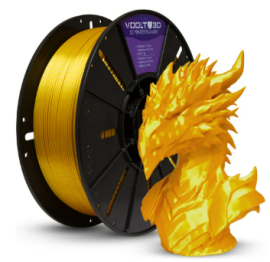 Filamento PLA Dourado V-Silk - 1kg