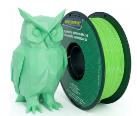 PLA VERDE BAMBU 1.75mm 1kg Alta Resist�ncia Bom Acabamento Masterprint Filamento 3d